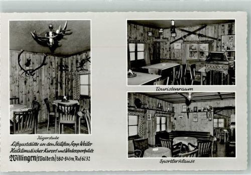 Willingen Liftgasthaus an den Skiliften Jägerstube Sportlerklause Touristenraum