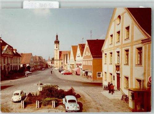 Allersberg Marktplatz Foto Original aus Archiv eines Ansichtskartenverlages