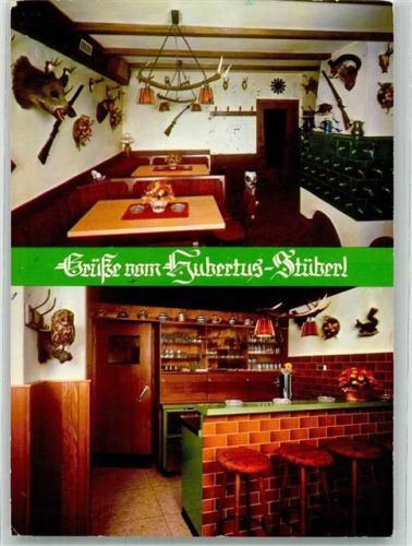 Bad Abbach 1984 Gasthaus Hubertus Stüberl