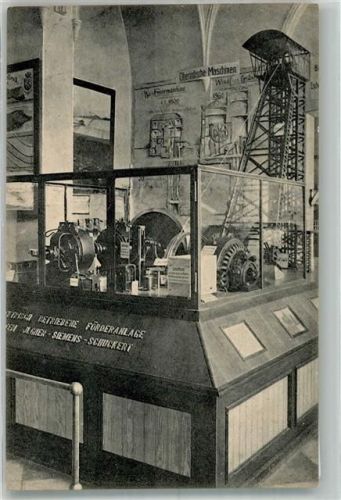 München Modell einer Förderanlage System Ilgner-Siemes-Schuckert im Deutschen Museum