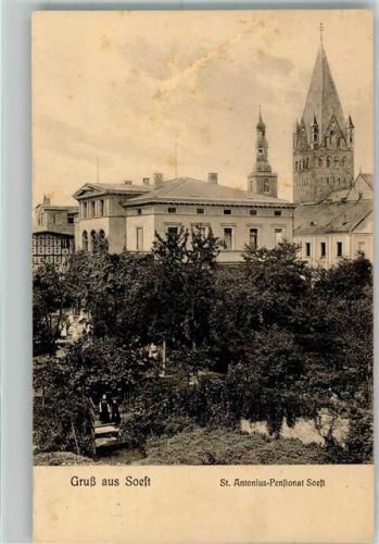 Soest 1912 St. Antonius Pensionat mit St.-Patrokli-Dom