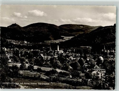 Lahr 1960 Burg Ruine Geroldseck