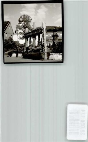 Großsachsen Hotel Krone Foto Original aus Archiv eines Ansichtskartenverlages