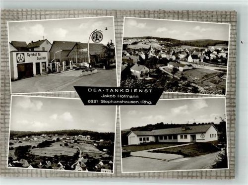 Stephanshausen DEA Tankstelle Oberbachstraße 18 und Freiwillige Feuerwehr Fotograf Otto Meckel