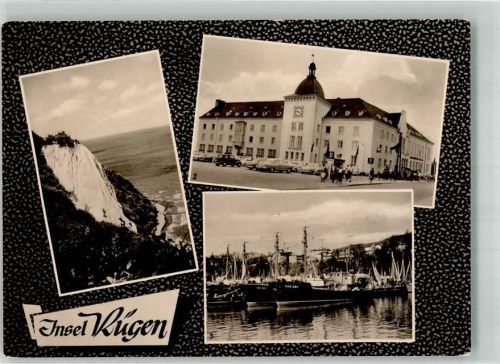 Rügen Seemannsheim und Hafen Sassnitz