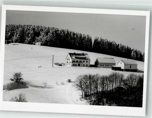 Usseln Unterkunftsgebäude im Winter Ort handschriftlich