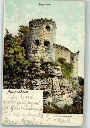 Pappenheim 1904 Burg
