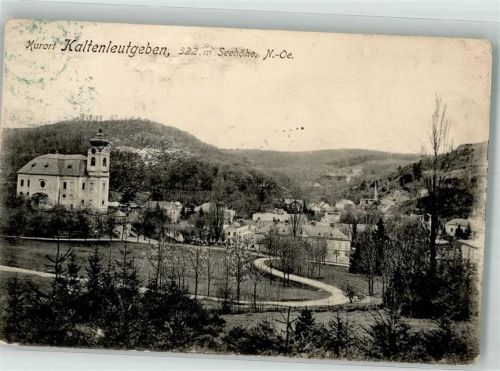 Kaltenleutgeben 1912 Kirche