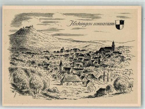 Hechingen Burg sign. Schäfer-Grohe, L.