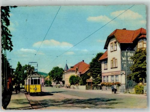 Tabarz 1964 Straßenbahn Waldbahn Cafe
