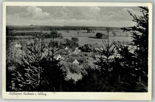 Neuhaus Panorama des Ortes Notopfermarke