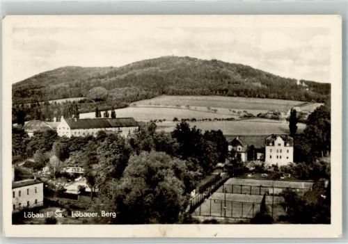 Löbau 1955 Tennis Löbauer Berg