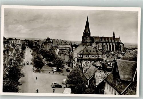 Friedberg Stadt- Kirche Kaiserstrasse Auto