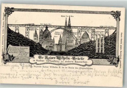 1903 Kaiser Wilhelm Brücke Alleinverlag Arthur Riemer 64871