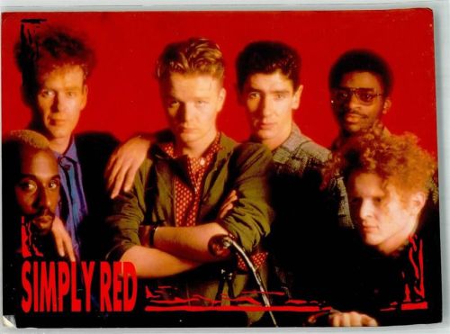 Portrait der Musikgruppe Simply Red