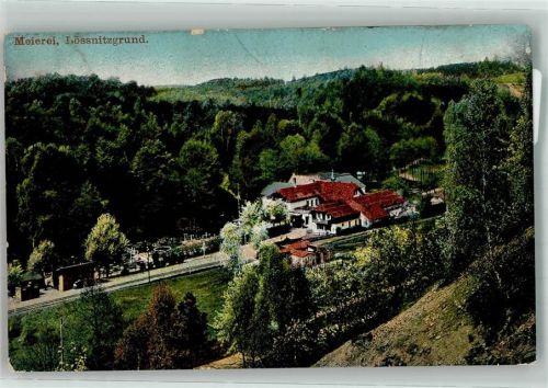 Radebeul 1908 Gasthaus Meierei Lössnitzgrund