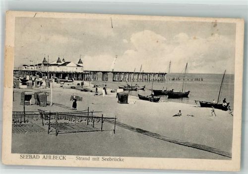 Seebad Ahlbeck 1924 Seebrücke