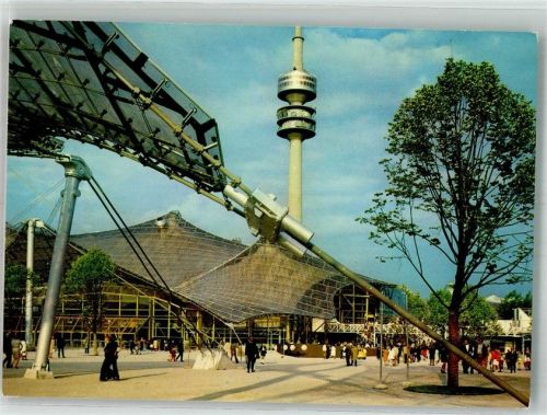 München 1972 Olympiastadion mit Olympia-Turm Verlag Andres & Co.