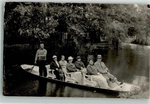 Lübbenau Gruppenfoto Ort lt. Stempel