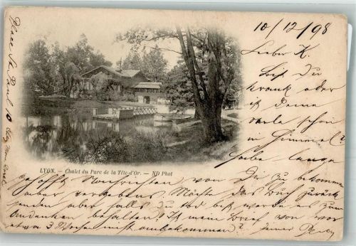 Lyon 1898 Chalet du Parc