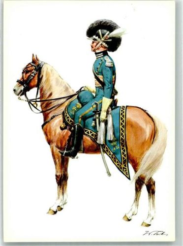 sign. Tritt W. Reitende Arrtillerie Offizier Königreich Württemberg um 1811