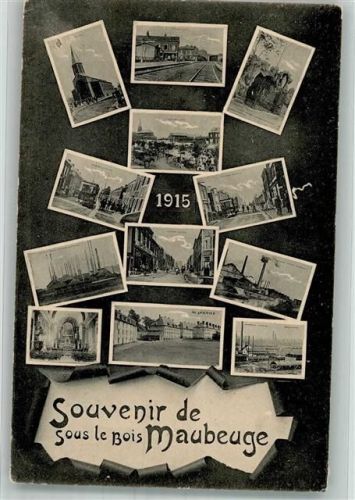 Maubeuge 1916 Feldpost WK I 11.Res.Div.