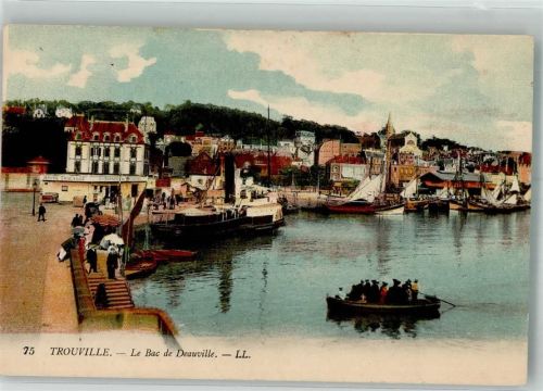 Trouville 1919 Le Bac de Deauville