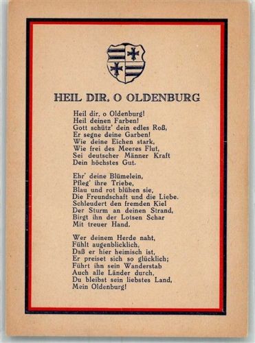 Oldenburg Gedicht