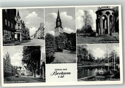 Berkum Marktplatz Rathaus Westpark