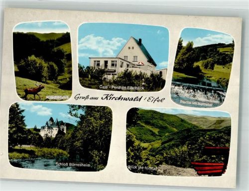 Kirchwald Cafe Pension Eifelblick Schloss Bürresheim Hirschbrunft Nettetal Nitztal