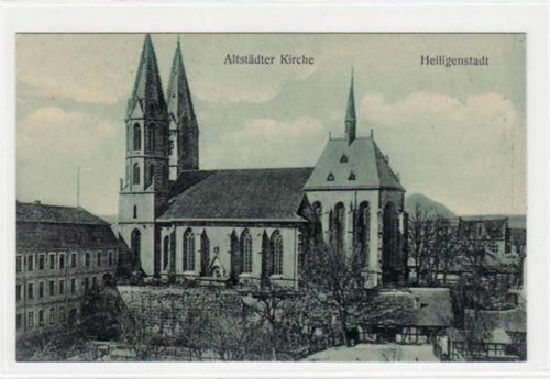 Heilbad Heiligenstadt Heiligenstadt mit Altstädter Kirche ungelaufen Gute Erhaltung.