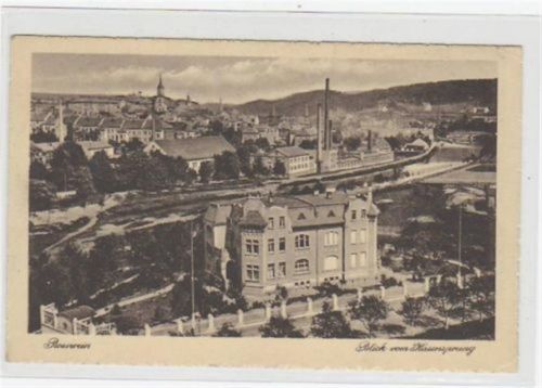 Roßwein Roßwein mit Blick vom Hasensprung a.d. Stadt ungelaufen Unten rechts fehlt ein kleines Stück von der Vorderseite, sonst gut erhalten.