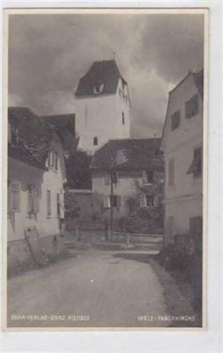 Weiz. Taborkirche gelaufen am 23.12.1925, Marke wurde entfernt. Gute Erhaltung.