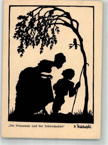 sign. Karlewski, Hilde Märchen Die Prinzessin und der Schweinehirt