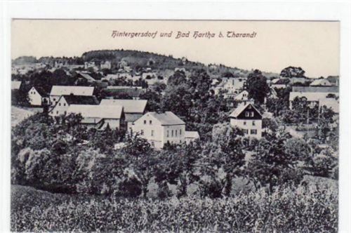 Hartha Hintergersdorf und Hartha bei Tharandt. Feldpost, mit Stempel von 1916. Gute Erhaltung.