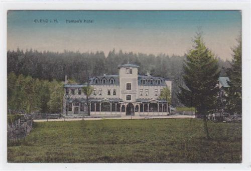 Elend Elend mit Hampe`s Hotel ungelaufen Gut erhalten.