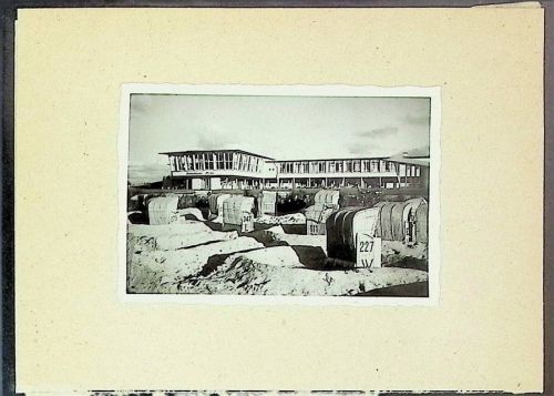 Döse Foto montiert auf Karton Strandhaus