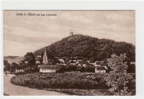 Collm Collm bei Oschatz Collmberg gelaufen von 1925. Gute Erhaltung.