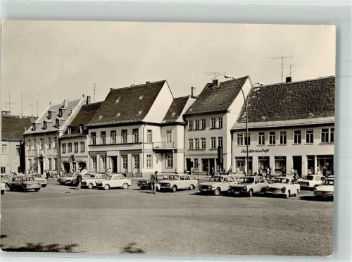 Köthen Marktplatz Wartburg Trabant Fotograf Melzer