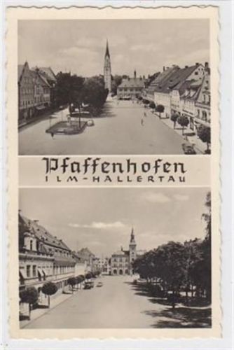 Pfaffenhofen Ilm - Hallertau gelaufen am 30.12.1952. Gute Erhaltung.