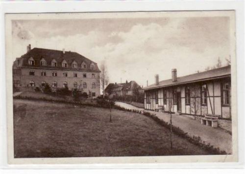 Paudritzsch bei Klosterbuch mit Erholungsheim gelaufen von 1933 kleiner Knick unten rechts, leicht fleckig, sonst gut erhalten.