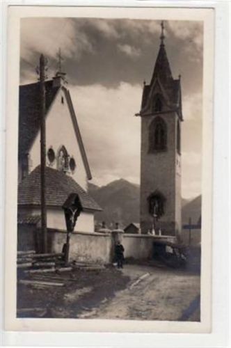 Serfaus bei Landeck mit Partie an der Kirche ungelaufen Gute Erhaltung.