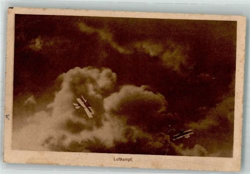 Luftkampf Feldpostexpedtion d. 54. Reserve Div z.Z. Feld Lazarett 99 Flugzeuge WK I 1917