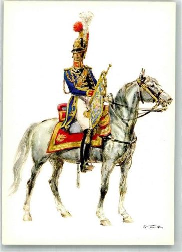 sign. Tritt W. Gendarmes de la Garde du Roi Trompeter