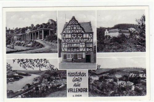 Vallendar am Rhein mit 5 Abbildungen ungelaufen Gute Erhaltung.