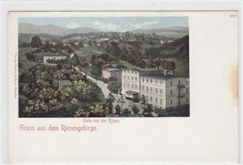 Hain Riesengebirge Gruss aus dem Riesengebirge. Hain - Przesieka / Kreis Hirschberg - Jelenia Góra von der Kippe aus gesehen ungelaufen Leicht stockfleckig, sonst gut erhalten