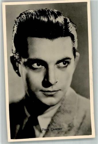 Portrait des französischen Schauspielers Paul Cambo