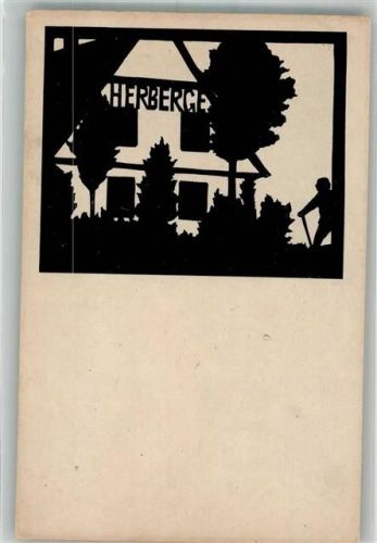 Scherenschnitt Hauptausschuss f. Deutsche Jugendherbergen Nr. 8