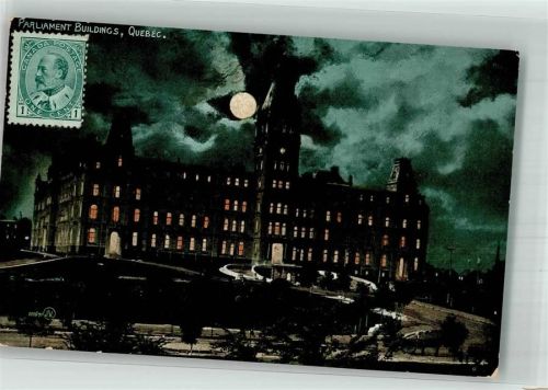 Quebec Parliament Buildings Briefmarke Bildseite