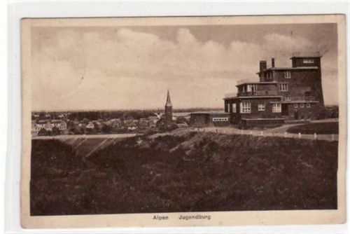 Alpen mit Jugendburg gelaufen, mit Marke und Stempel von 1931. Leichter Stempeldurchdruck, leicht stockfleckig, sonst gut erhalten